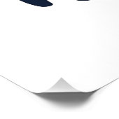 Poster Conception de maillot universitaire floral d'infir (Coin)