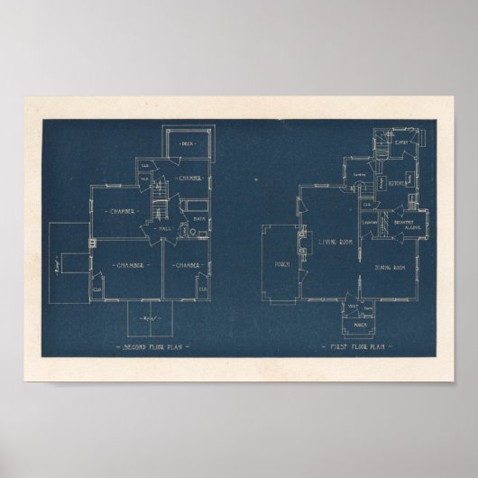 Poster Conception de maison 10A4 vintage en 1927 (Devant)