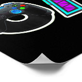 Poster conception de manette de console de jeu 67  (Coin)