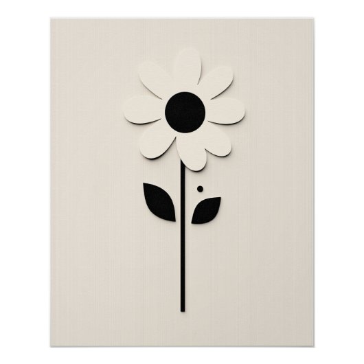 Poster Conception de marguerite (Devant)