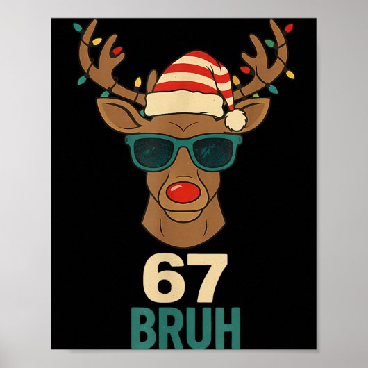 Poster Conception de mème drôle de Noël 67 Six Sept Mains (Devant)