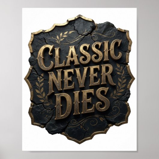 Poster Conception de MODERNE OR CLASSIQUE NE MEURT JAMAIS (Devant)
