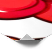 Poster Conception de motif cerise (Coin)