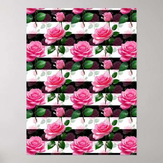 Poster Conception de Motif de fleurs Arrière - plans trié (Devant)