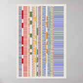 Poster Conception de motif de nombres de Ramanujan  (Devant)