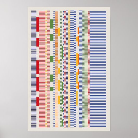 Poster Conception de motif de nombres de Ramanujan  (Devant)