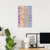 Poster Conception de motif de nombres de Ramanujan  (Bureau à domicile)