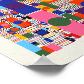 Poster Conception de motif de nombres de Ramanujan  (Coin)