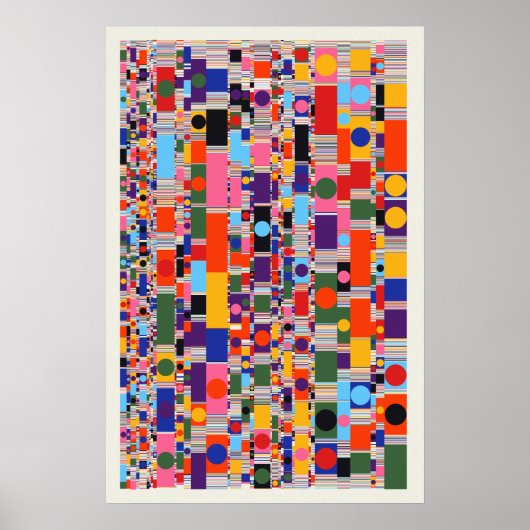 Poster Conception de motif de nombres de Ramanujan  (Devant)