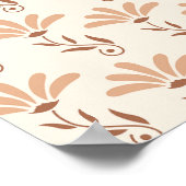 Poster Conception de motif floral (Coin)