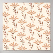 Poster Conception de motif floral (Devant)