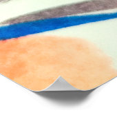Poster Conception de motif transparent avec des formes gé (Coin)