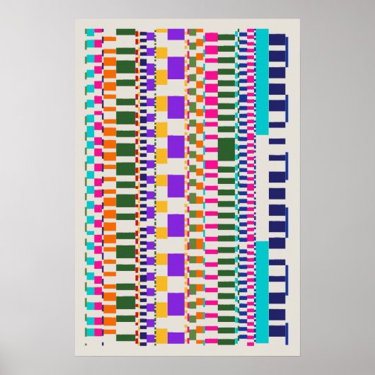 Poster Conception de motifs de nombres de Ramanujan (Devant)