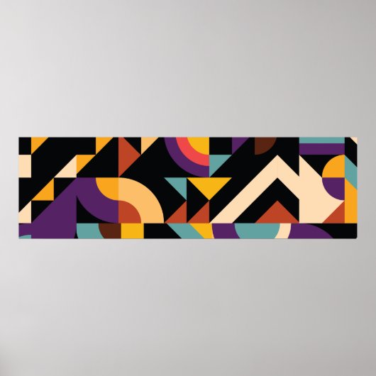 Poster Conception de motifs géométriques abstraits (Devant)