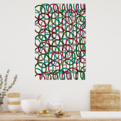 Poster Conception de motifs géométriques quantiques (Cuisine)