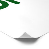 Poster conception de musique verte (Coin)