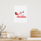 Poster Conception de Noël et rennes (Cuisine)
