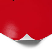 Poster Conception de nom personnalisé – Moderne minimalis (Coin)