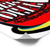 Poster Conception de nouveau skateboard Aerosol (Coin)