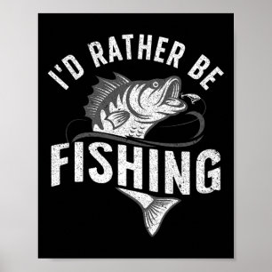 Poster Conception de nouveauté de pêche drôle pour hommes