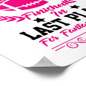 Poster Conception de parti drôle de princesse de footll d (Coin)
