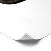 Poster Conception de patch brodé d'orignal Roam Free (Coin)