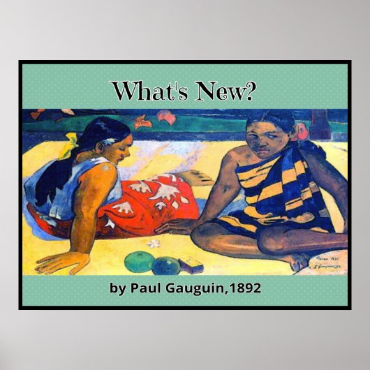 Poster Conception de Paul Gauguin (Devant)