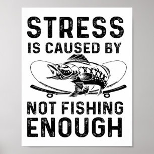 Poster Conception de pêcheur amateur de pêche drôle pour