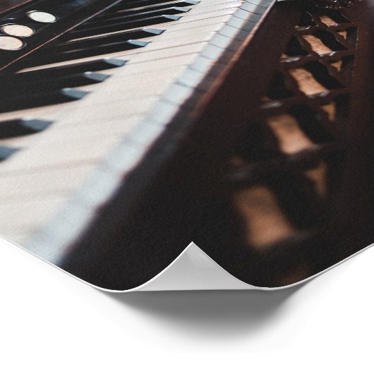 Poster Conception de piano mignonne (Coin)