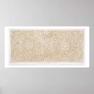 Poster Conception de plafond pour la salle de perle, à