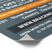 Poster Conception de pot en terre, magasin de poterie, pu (Coin)