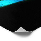 Poster Conception de pyramides bleues (Coin)