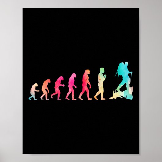 Poster Conception de randonnée cool pour hommes femmes am (Devant)