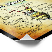 Poster Conception de recettes de cocktails (Coin)