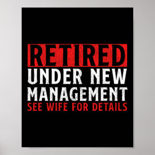 Poster Conception De Retraite Unique Pour Hommes Papa Ret