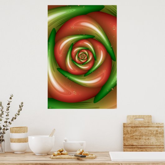 Poster Conception de Rose de cache (Cuisine)