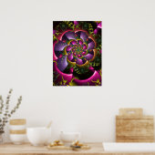Poster Conception de rotation florale (Cuisine)