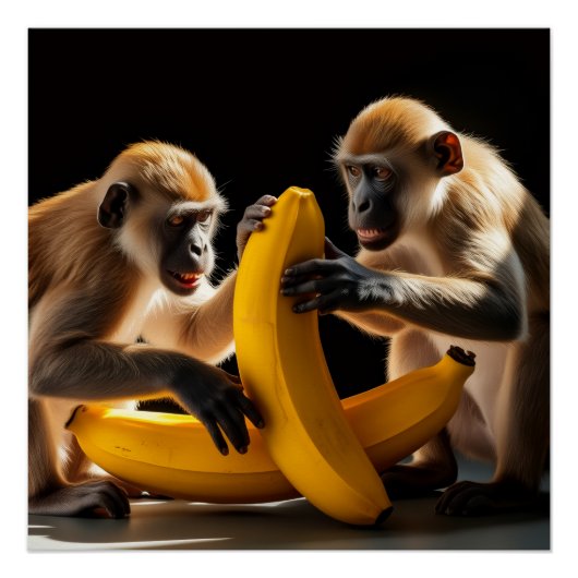 Poster Conception de singe (Devant)