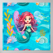 Poster Conception de sirène mystique (Devant)