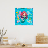 Poster Conception de sirène mystique (Cuisine)