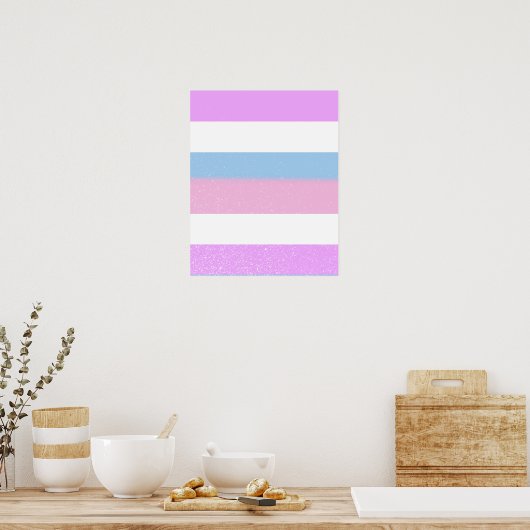 POSTER CONCEPTION DE STRIPES DE PRIME INTERSEXE (Cuisine)