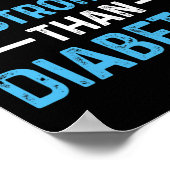 Poster Conception De Support Diabétique Pour Un Père Ou U (Coin)