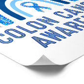 Poster Conception de survivant de ruban bleu de sensibili (Coin)
