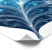 Poster Conception de texte BLEU GLACE BLEU Snappy (Coin)