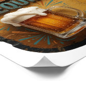 Poster Conception de texte de BIÈRE REQUISSE frappante (Coin)