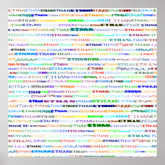 Poster Conception de texte Ethan II