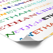 Poster Conception de texte Ethan II (Coin)