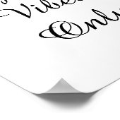 Poster Conception de texte "Good Vibes Only" (Coin)