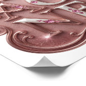 Poster Conception de texte IMAGINE Rose Snappy (Coin)