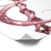 Poster Conception de texte STAR WAND rose ludique (Coin)